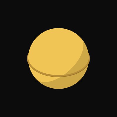 Amber Medicine Ball Animated Icon - animated icon from Fitness and Gym Equipment Animated Icons