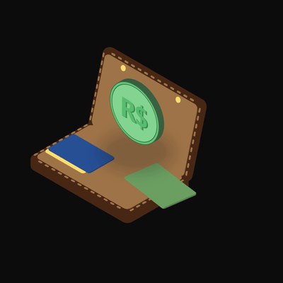 Brazilian Real Floating Over a Wallet - illustration from Crypto & Currency Wallet Float