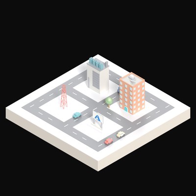 Colocation Block - 3D icon from Isometric AI Infrastructure Scenes