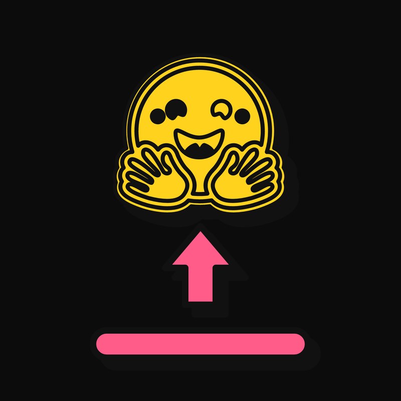 Hugging Face Uploading - animated icon from AI Assistant Loading States