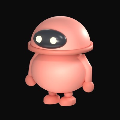 Coral Dome Robot 3D Icon - 3D icon from Clay Robot Characters 3D