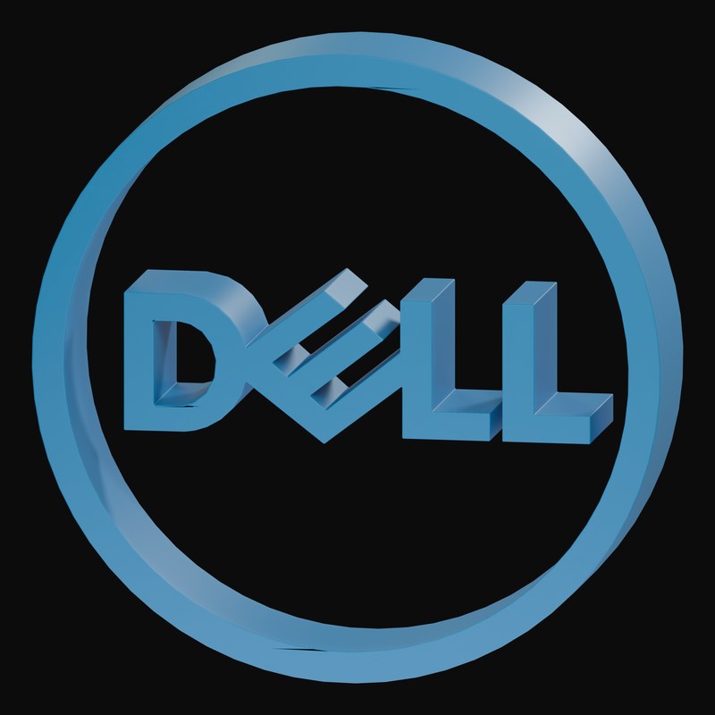 Dell 3D Logo - 3D icon from AI Compute Wordmark Logos