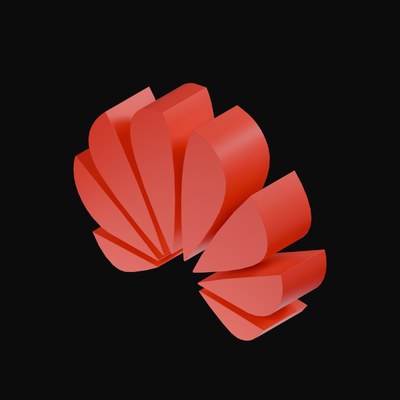 Huawei 3D Logo - 3D icon from AI Compute and Data Center Logos