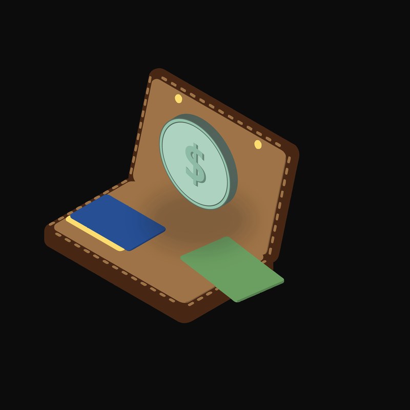 Mexican Peso Floating Over a Wallet - illustration from Crypto & Currency Wallet Float