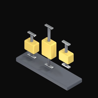 Box and Whisker Plot - 3D icon from Data and Analytics 3D Icons