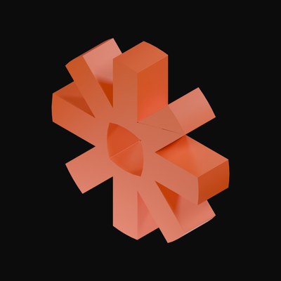 Zapier 3D Logo - 3D icon from Developer Tool Logos 3D