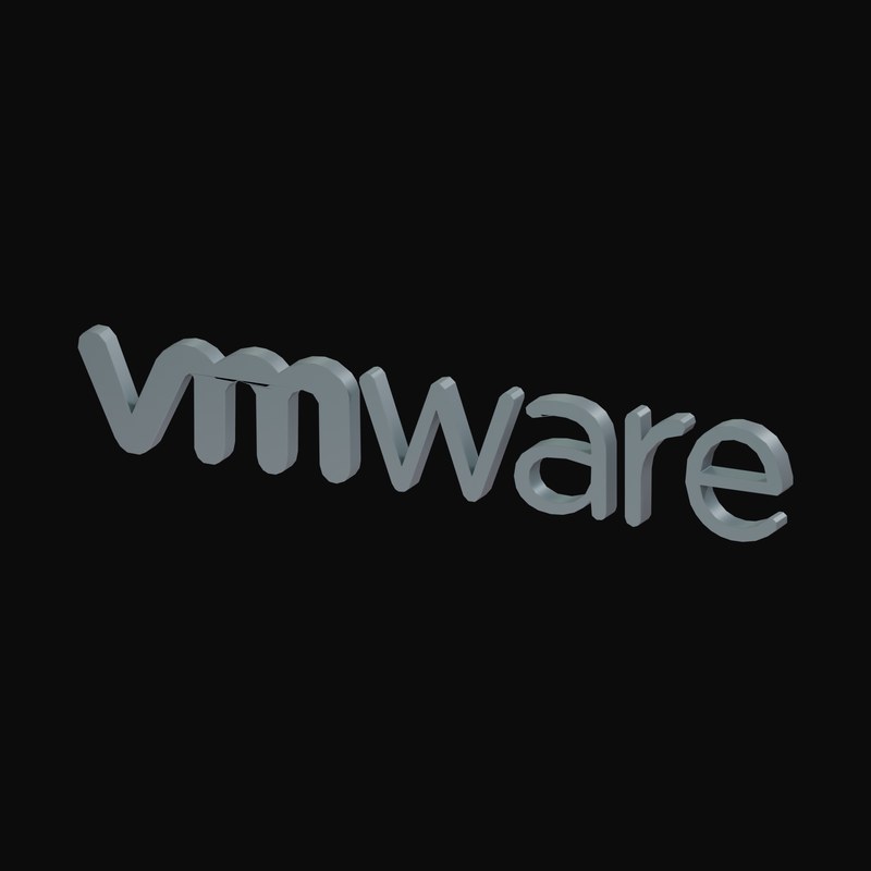 VMware 3D Logo - 3D icon from AI Compute Wordmark Logos