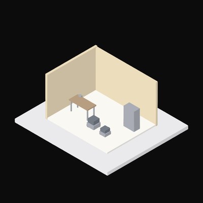 Fabrication Bay - illustration from Interior Scene Icons