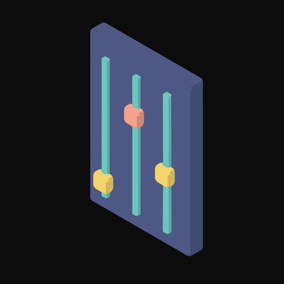 Filter Slider Panel Animated Icon - animated icon from Data and Analytics Motion Icons