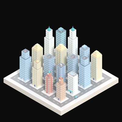 City Scenes - 49 3D assets