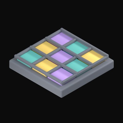 Pivot Table Lattice - 3D icon from Data and Analytics 3D Icons