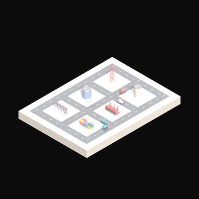 Geothermal Wellhead - 3D icon from Isometric AI Infrastructure Scenes
