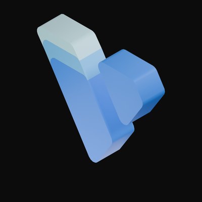 Vultr 3D Logo - 3D icon from AI Compute and Data Center Logos