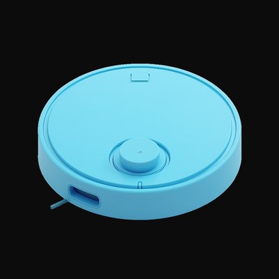 Sky Blue Robot Vacuum - 3D icon from Retro Tech & Devices
