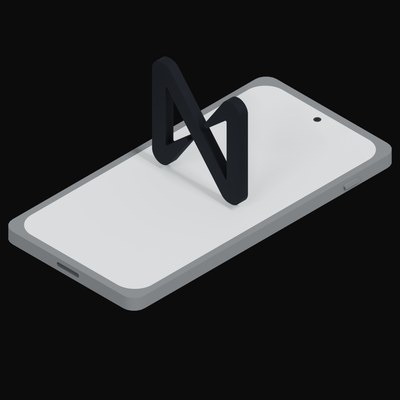 Phone NEAR Floating - 3D icon from Crypto and World Currency Phone Float