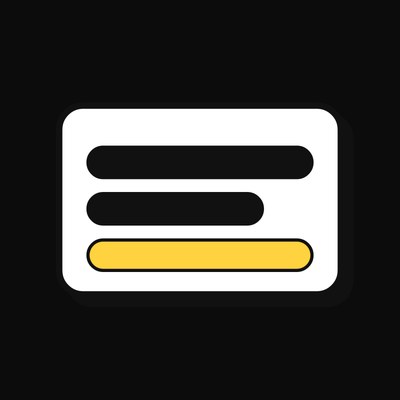 Generating Bar - animated icon from Neo Brutalist AI Loading States