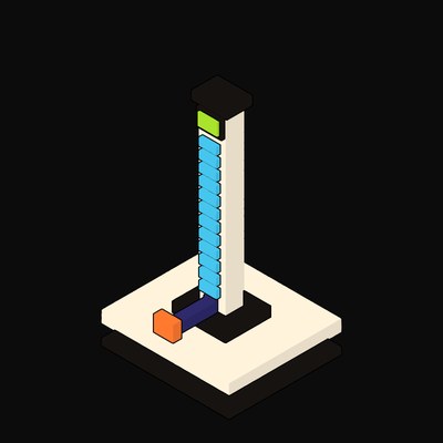 Cream Power Distribution Strip with a Socket Comb - illustration from Neo Brutalist AI Hardware Icons