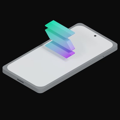 Phone Solana Floating - 3D icon from Crypto and World Currency Phone Float