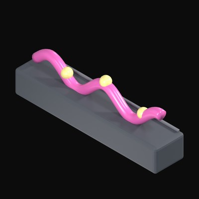 Sparkline Plaque - 3D icon from Data and Analytics 3D Icons