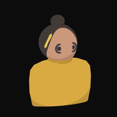 Designer in a Mustard Roll-Neck with a Pencil Behind the Ear - illustration from People and Profession Avatar Icons