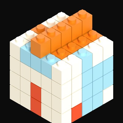 Toy Brick City - 43 3D assets