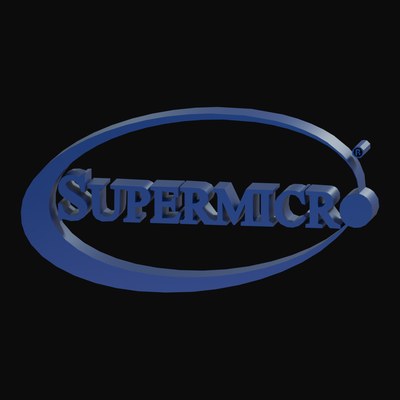 Supermicro 3D Logo - 3D icon from AI Compute Wordmark Logos
