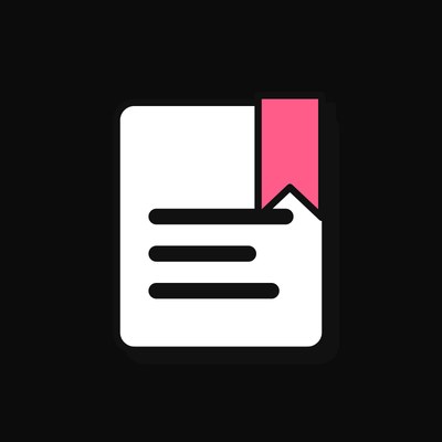 Save Bookmark Snapping - illustration from Creator And Social Engagement Icons