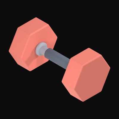 Fitness and Gym Equipment 3D Icons - 31 3D assets