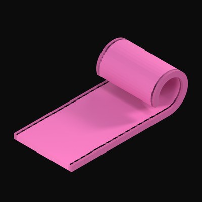 Rolled Yoga Mat - 3D icon from Fitness and Gym Equipment 3D Icons