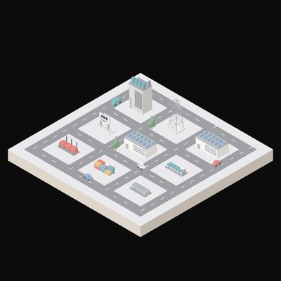 Isometric AI Infrastructure Scene Icons - 24 Illustration assets