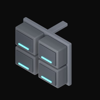 Monitor Screen Wall - 3D icon from Data and Analytics 3D Icons