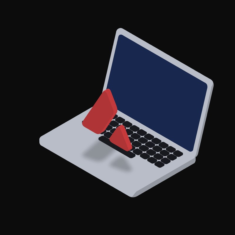 Avalanche Floating Over a Laptop - animated icon from Crypto & Currency Laptop Float