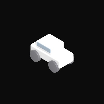 White City Car - 3D icon from Clay Street Props