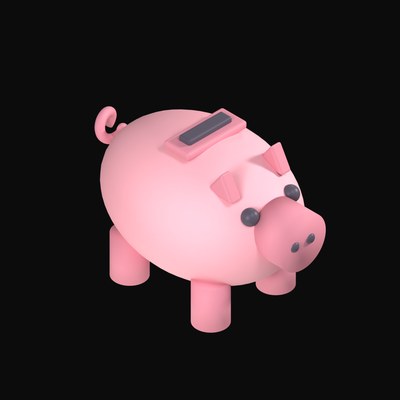 Piggy Bank - 3D icon from Payment and Commerce Hardware 3D Icons