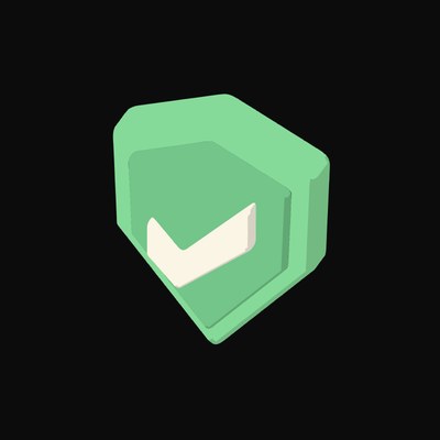 Green AI Security Shield Icon - illustration from AI Interface Symbol Icons