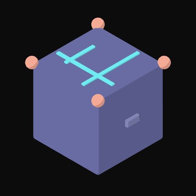 Data Cube Animated Icon - animated icon from Data and Analytics Motion Icons
