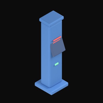 Barcode Reader Stand - 3D icon from Payment and Commerce Hardware 3D Icons
