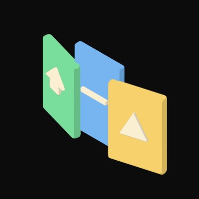 KPI Tile Fan - illustration from Data and Analytics Icons
